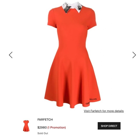 Valentino (never worn dress) with colar - Picture 2 of 13